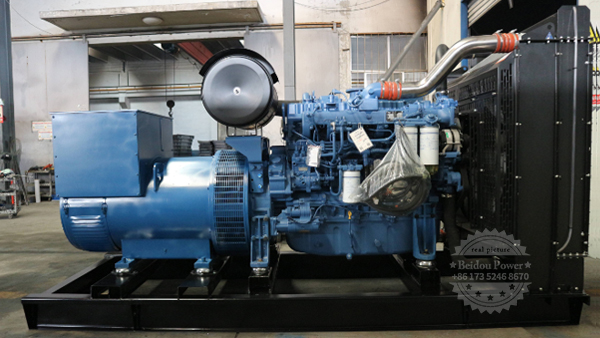 Design method of eliminating waste heat in engine room of diesel generator set